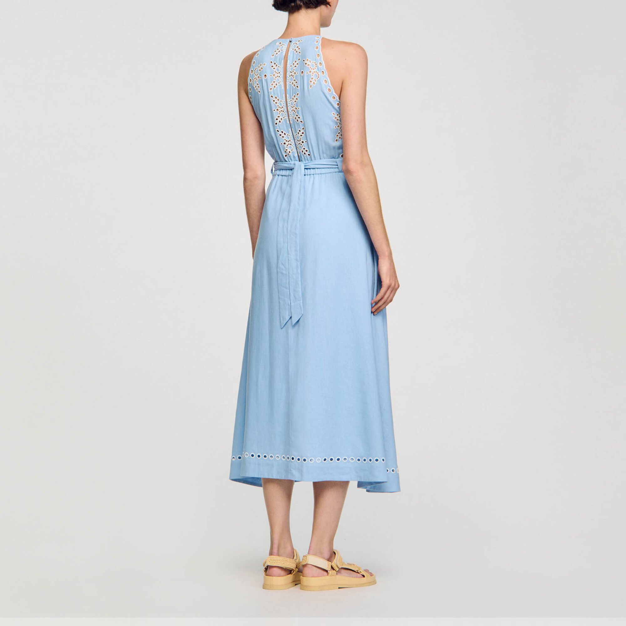 Broderie anglaise maxi dress