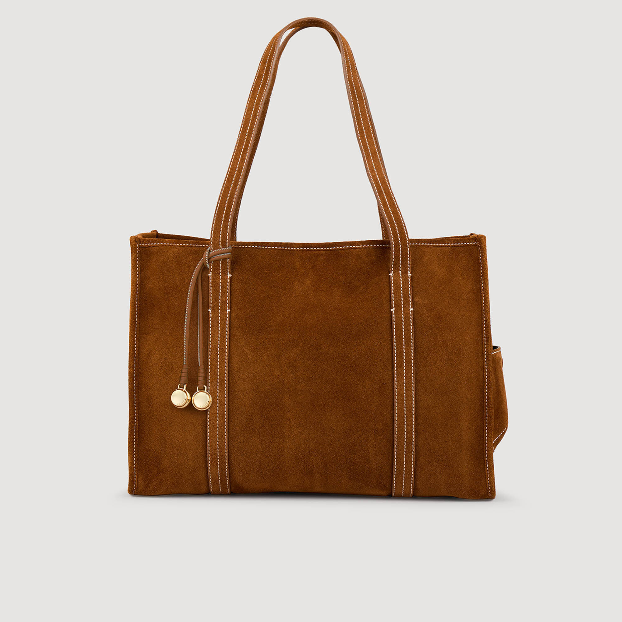 ショルダーバッグ・ポシェット ^MUCENT^ Sandra Suede Shoulder Bag Unisex 2 Colors P00000ON Shoulder Bags for women | Sandro Paris