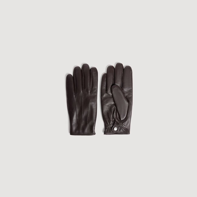 Leather gloves - Men | Sandro
