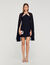 Short cape dress with rhinestones