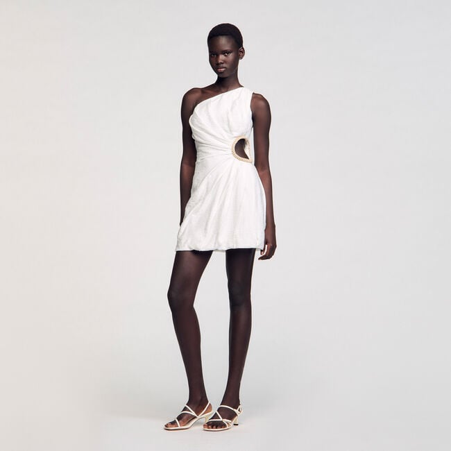 Short asymmetrical dress