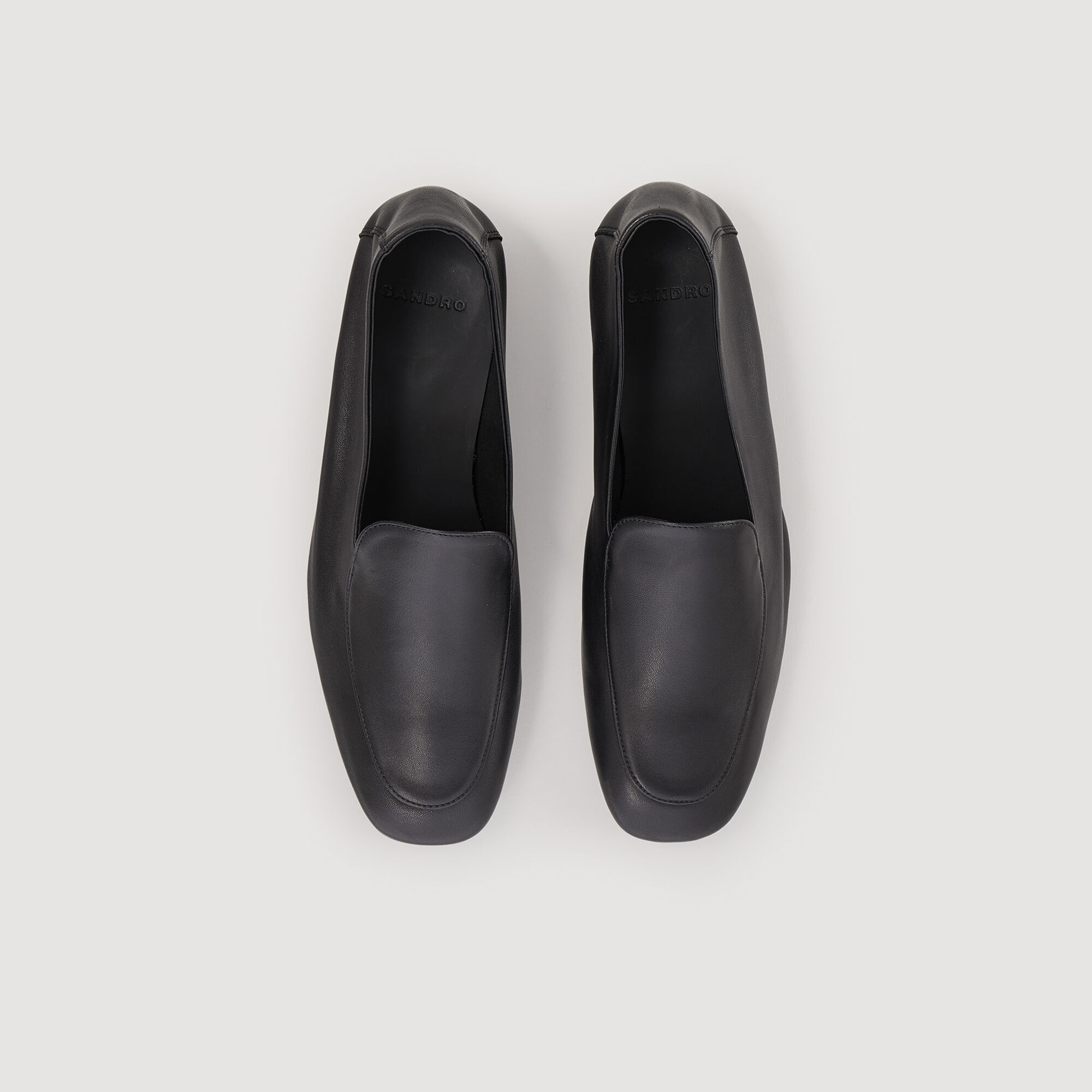 Leather loafers