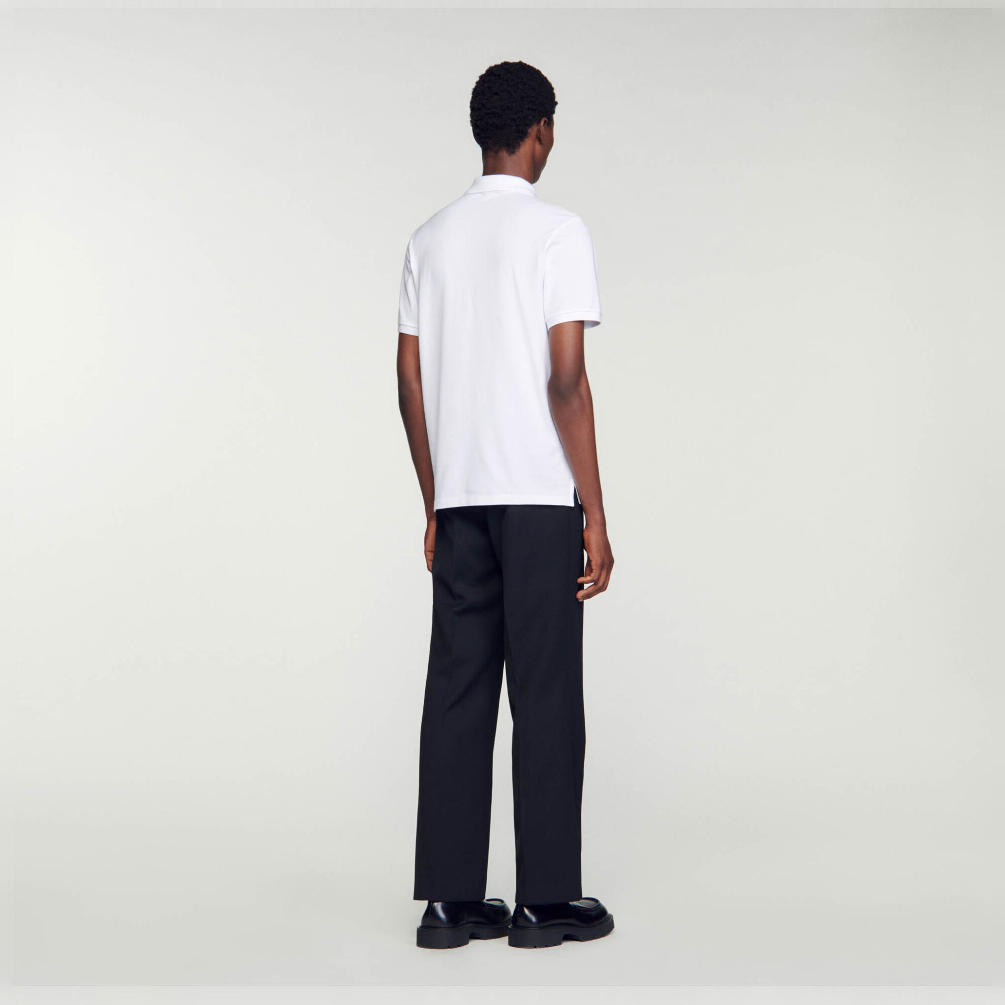 Polo shirt with Square Cross patch - Men | Sandro