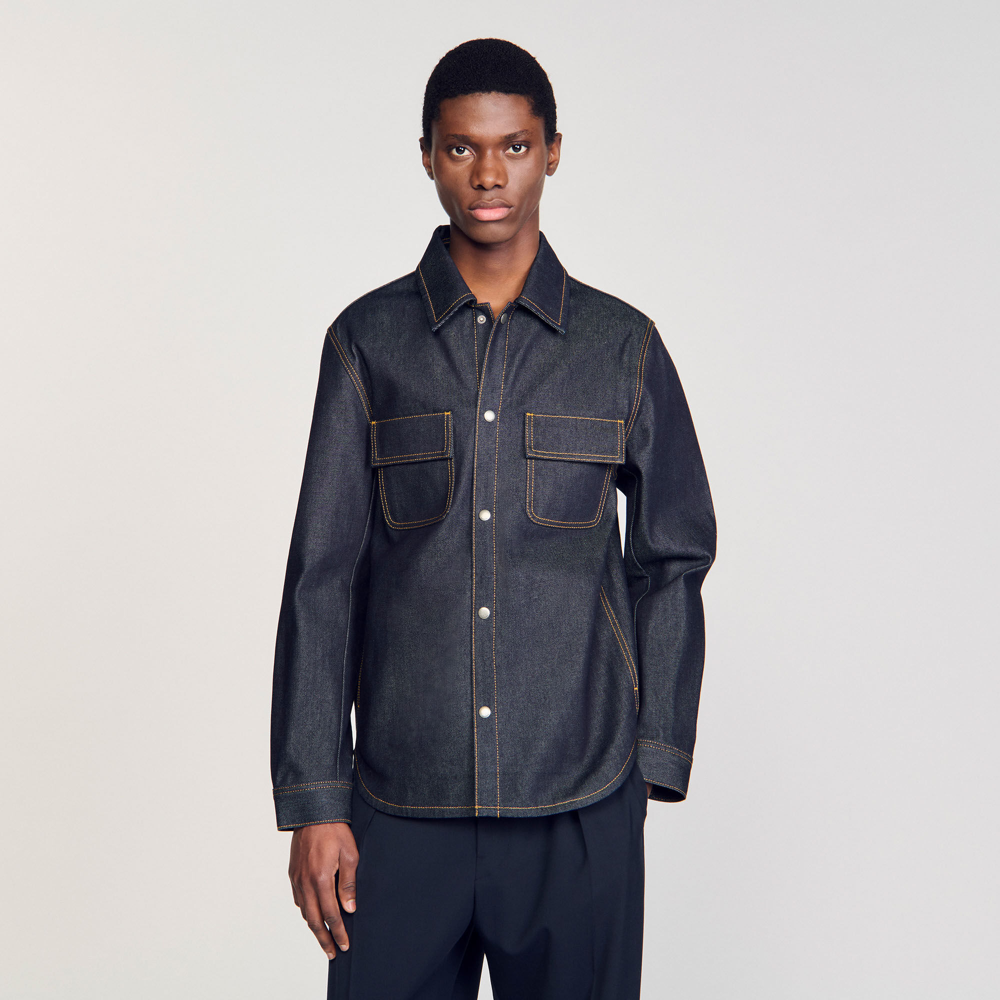 Denim overshirt