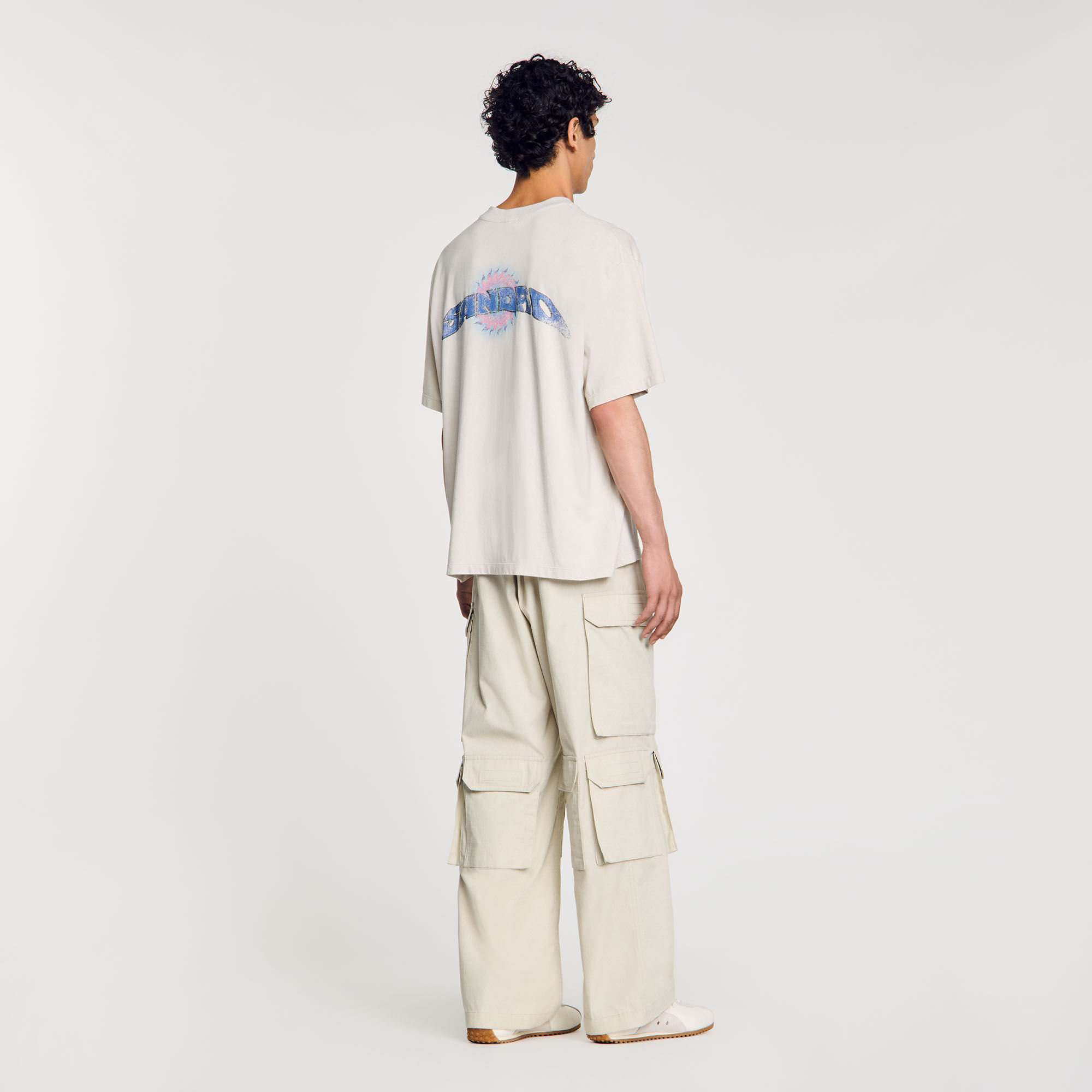 Sun motif T-shirt