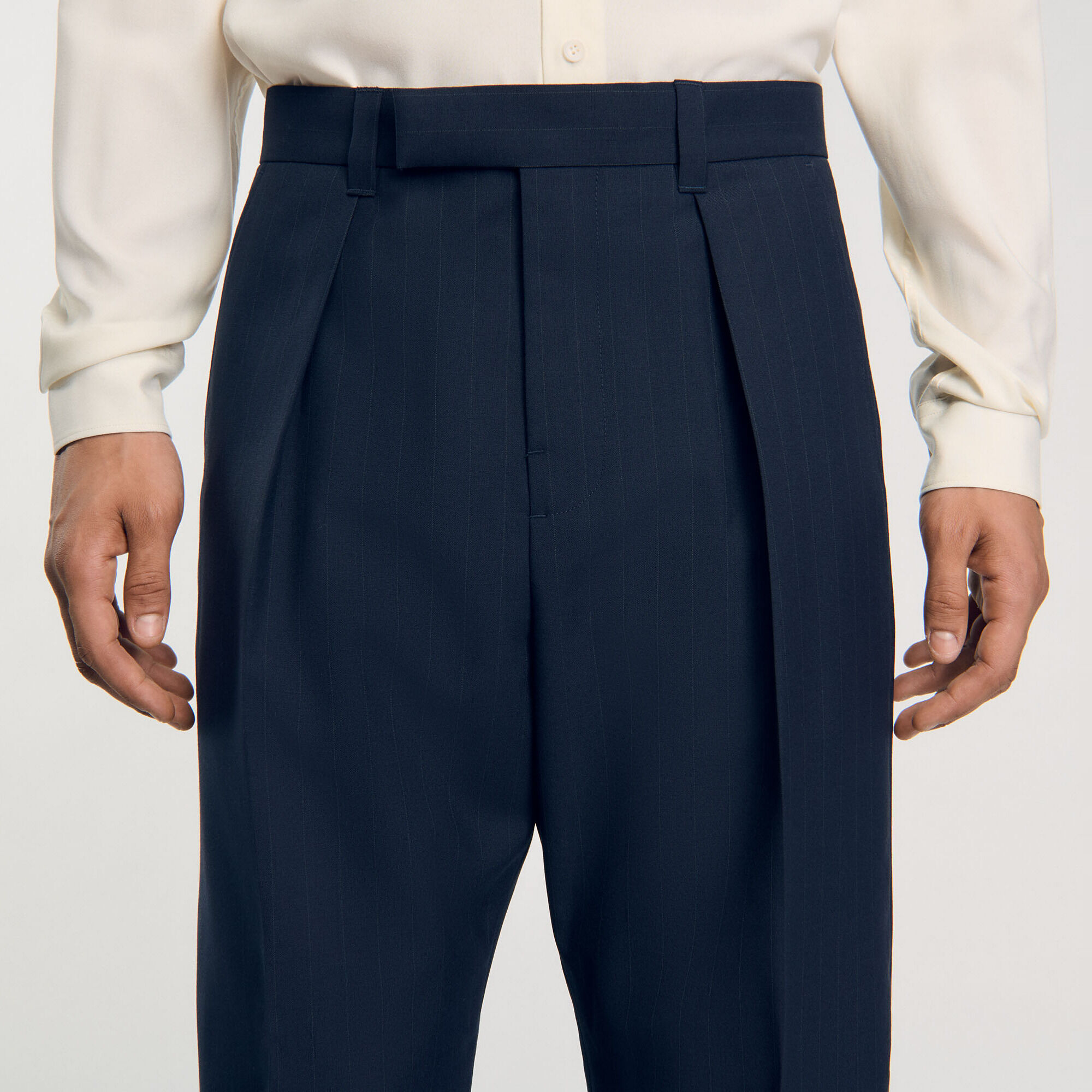 Box pleat trousers - Men | Sandro