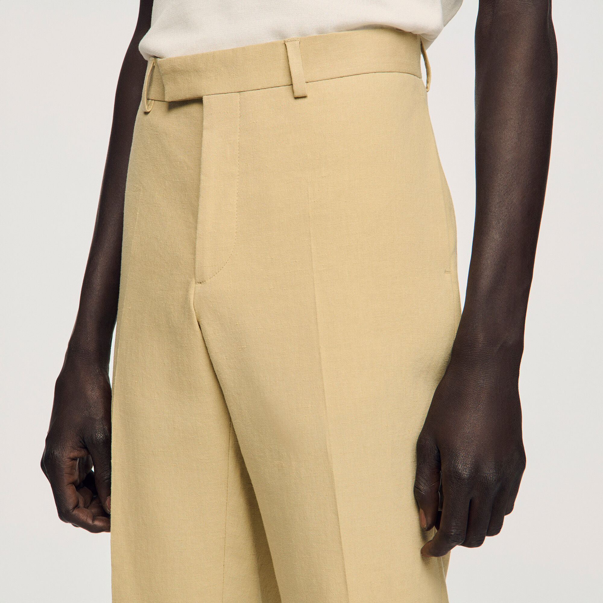 Linen suit trousers