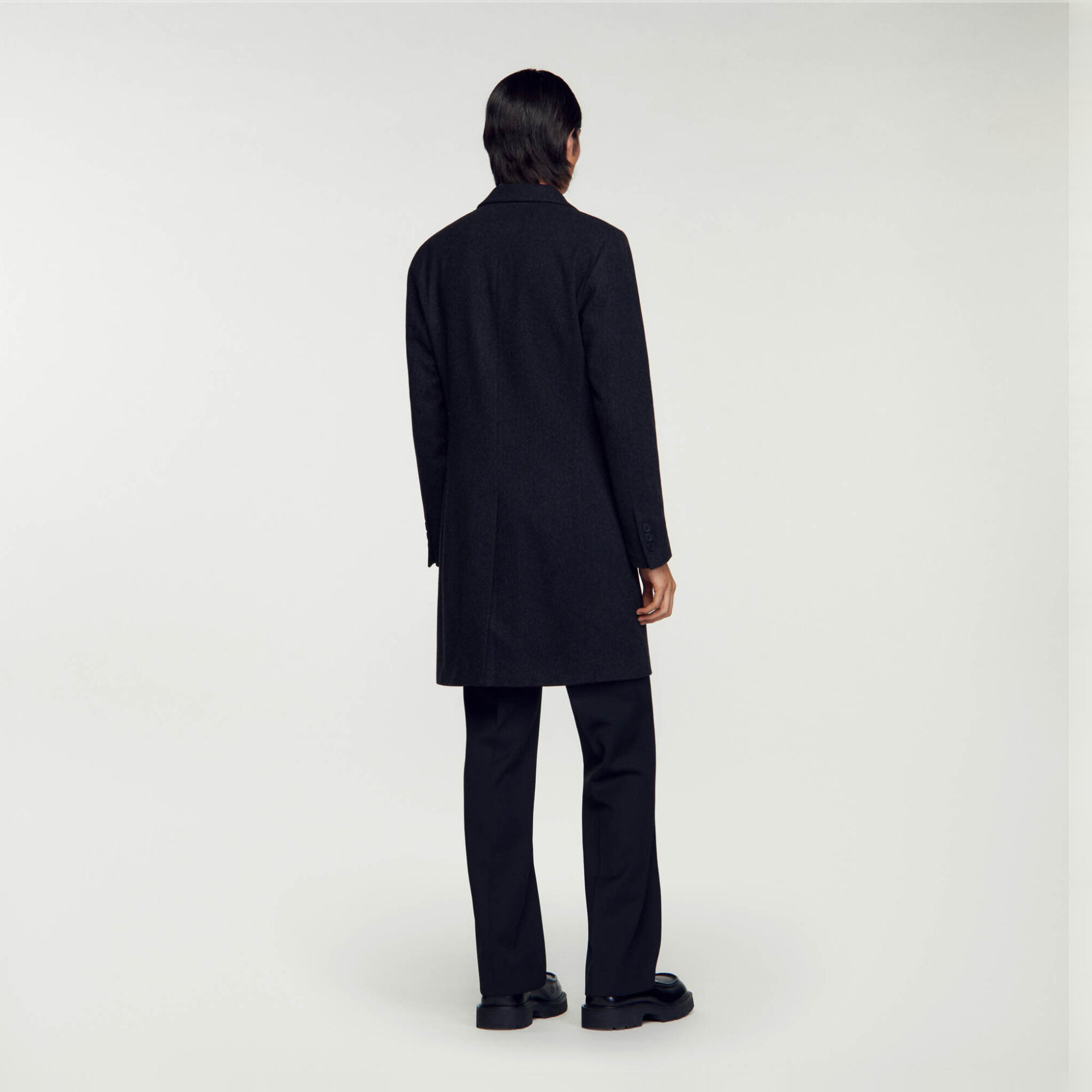 Broadcloth wool coat