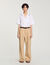 Crochet collar shirt