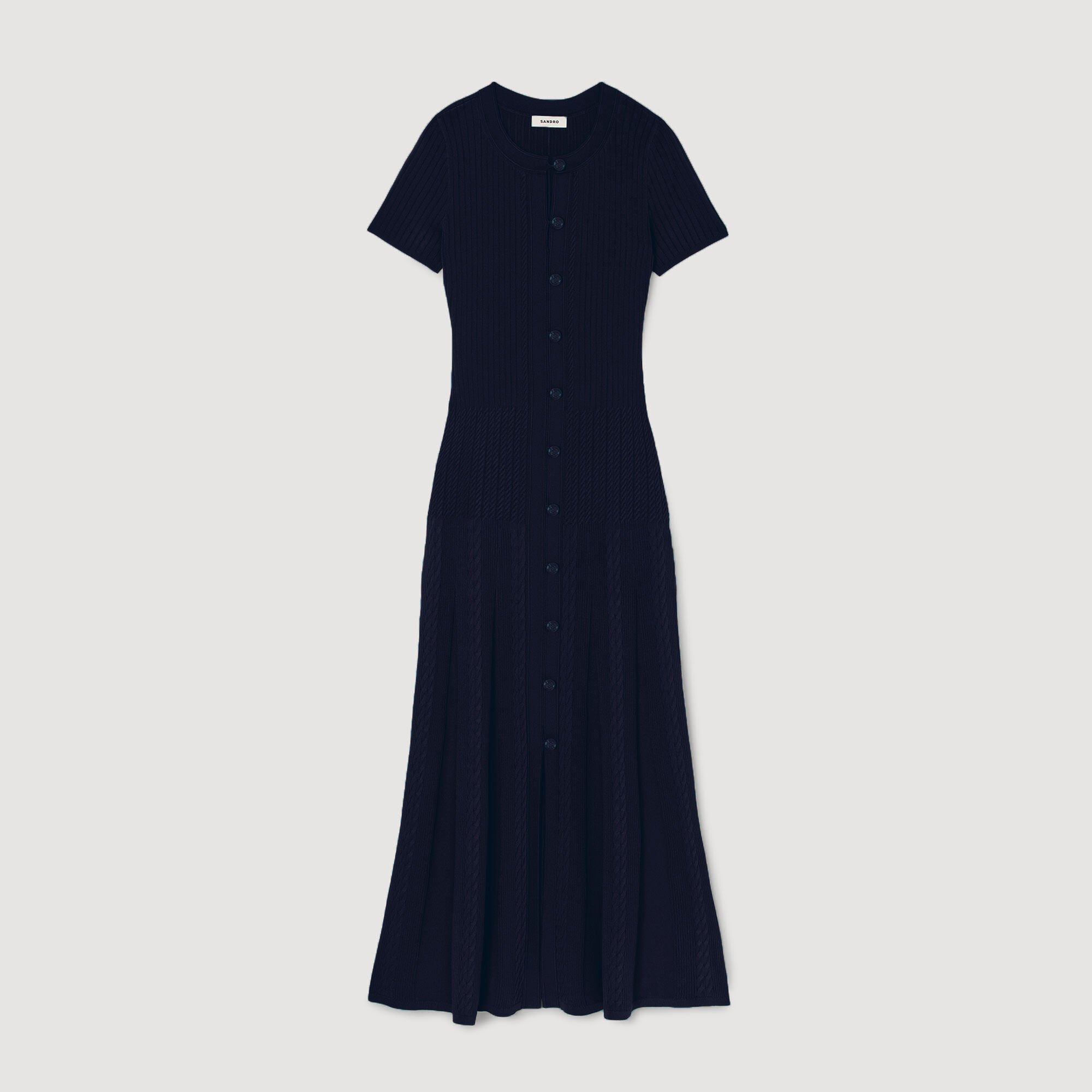 Knit maxi dress