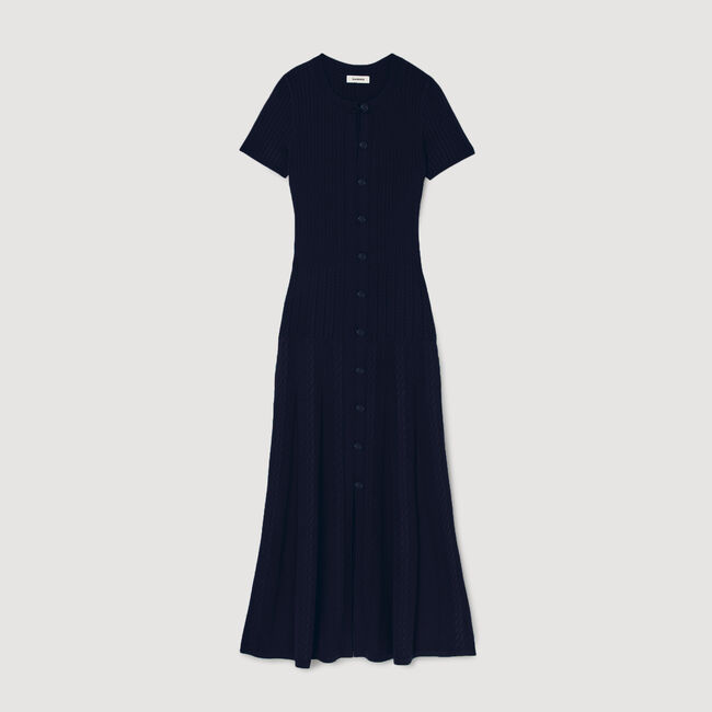 Knit maxi dress