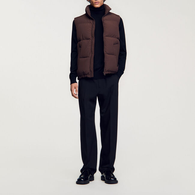 Sleeveless down jacket - Men | Sandro
