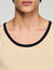 Cotton vest top with patch