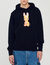 Rabbit print hoodie