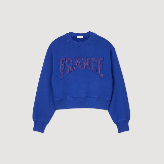 France embroidered sweatshirt