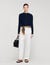 Cropped textured knit cardigan