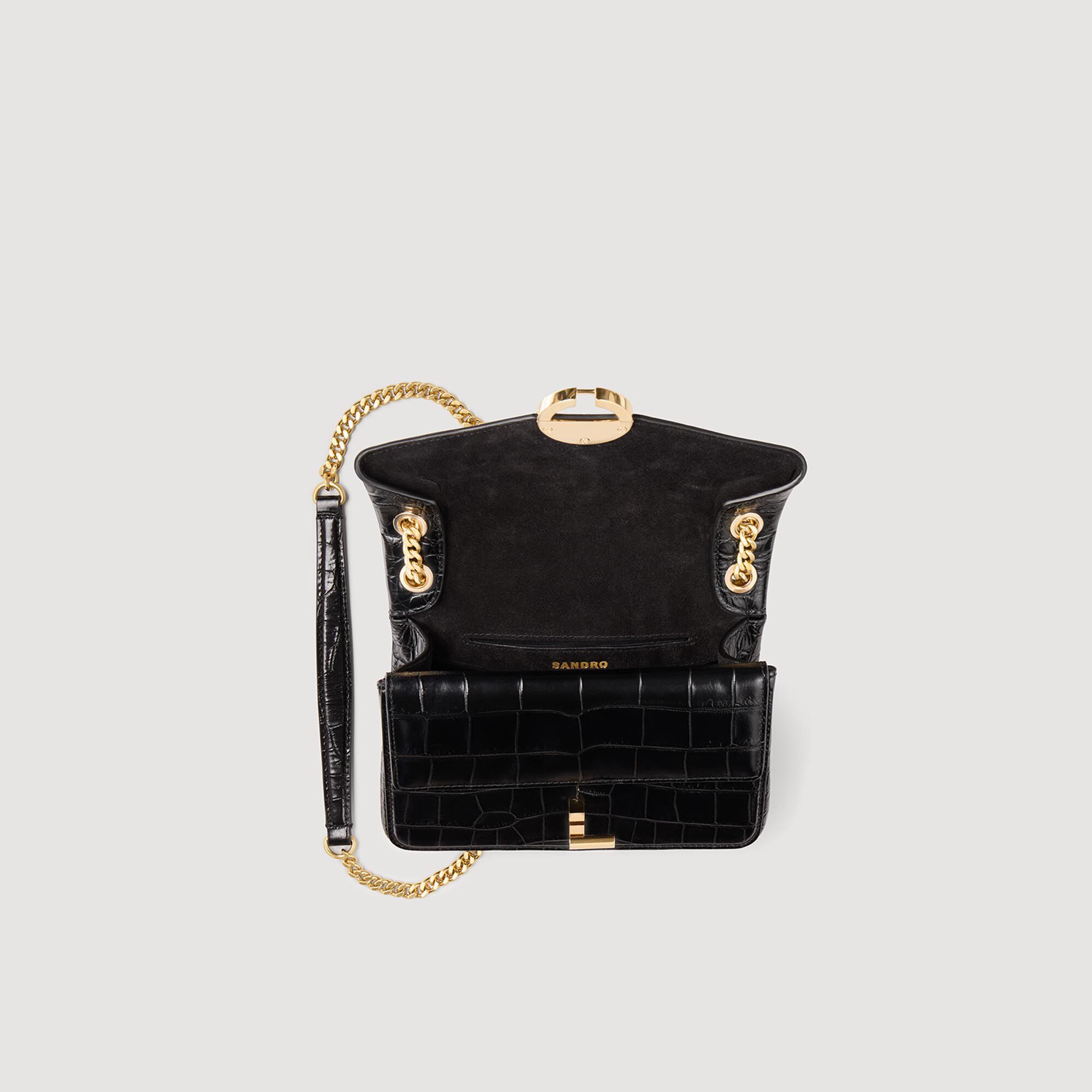 Mock croc leather Yza bag
