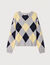 Rhinestone Argyle jumper - Women | Sandro