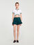 Two-tone cropped T-shirt