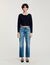 Cardigan with beaded collar