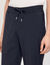 Elasticated straight-leg trousers