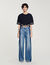 Rhinestone cropped T-shirt