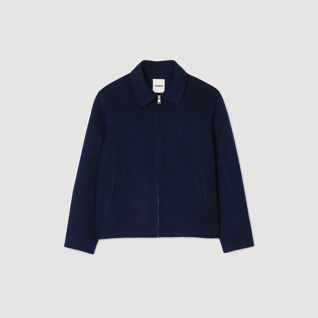Double-faced wool jacket