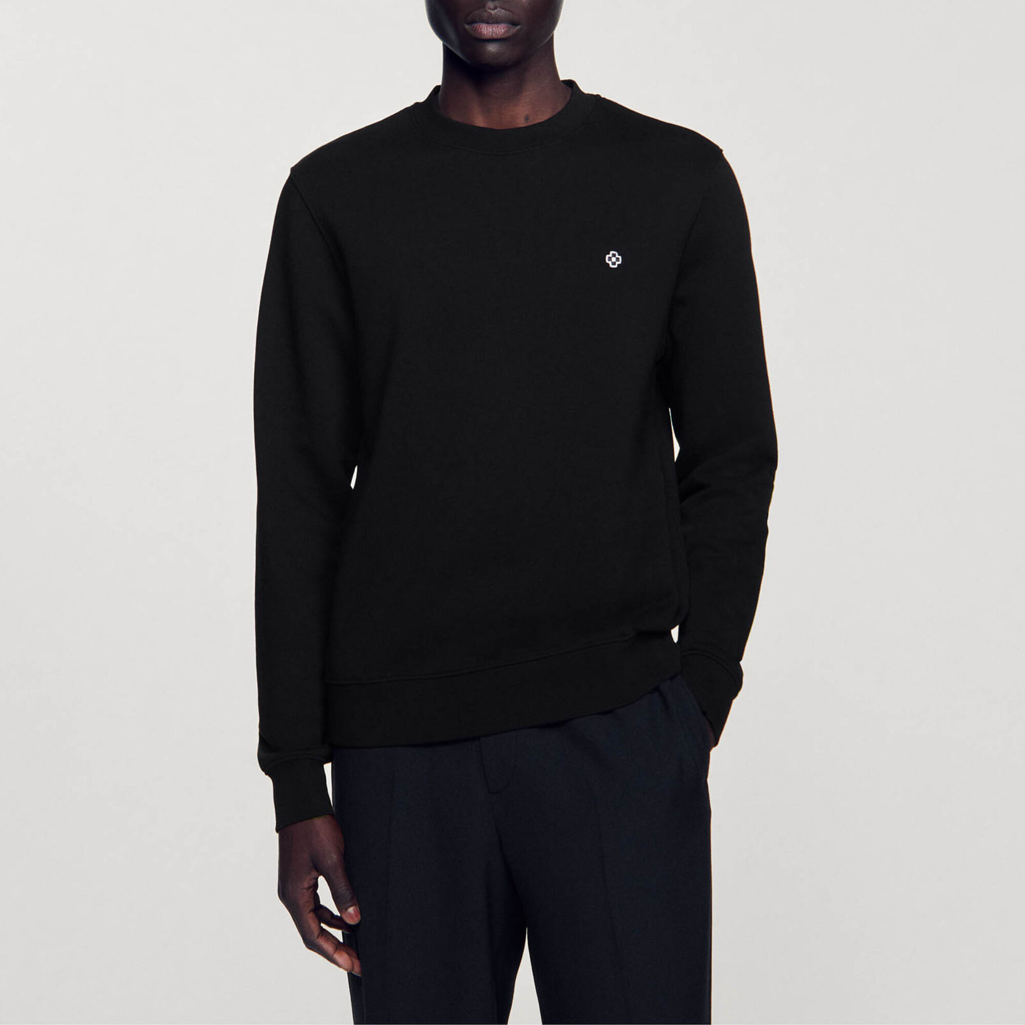 Square Cross sweatshirt - Men | Sandro