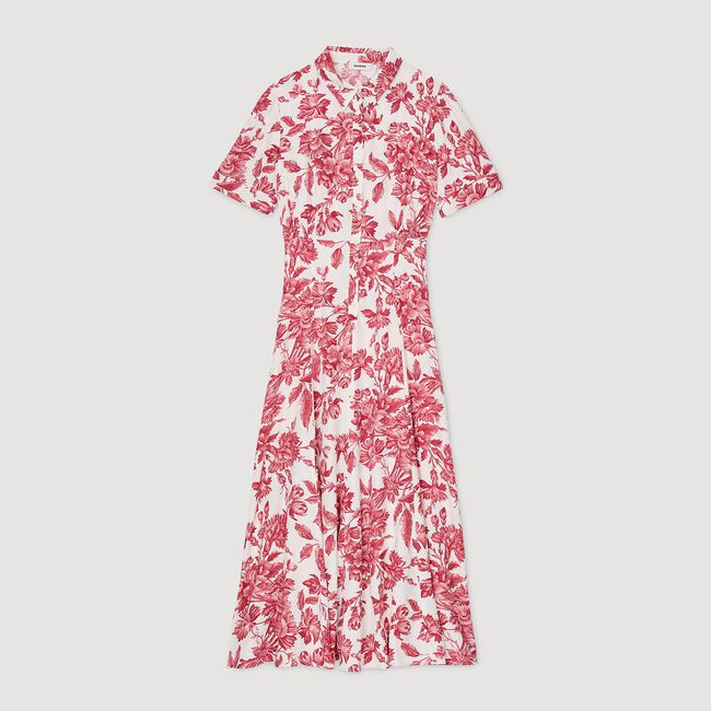Floral patterned maxi dress