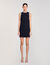 Short dress with rhinestone details
