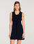 Short ribbed knit dress