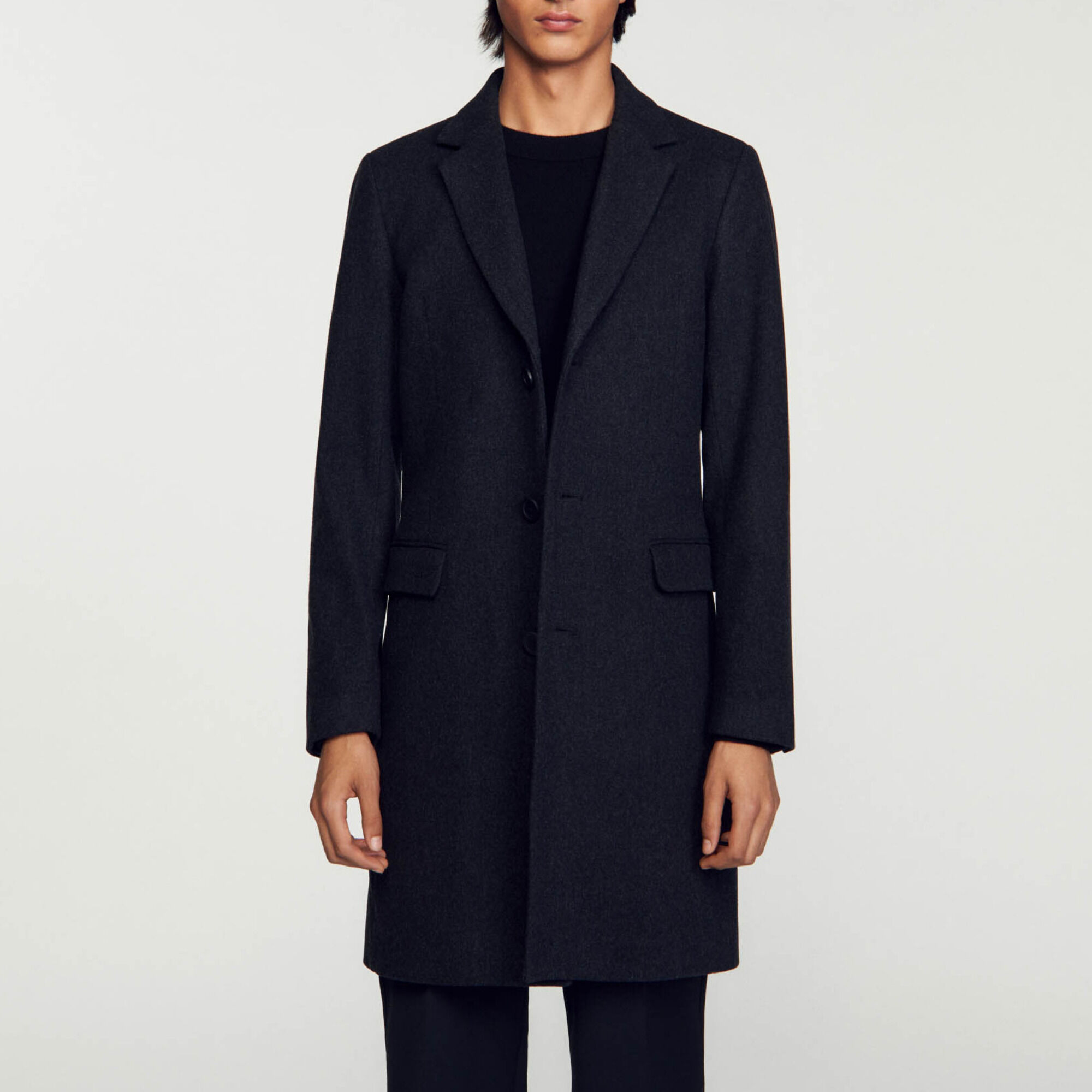 Broadcloth wool coat
