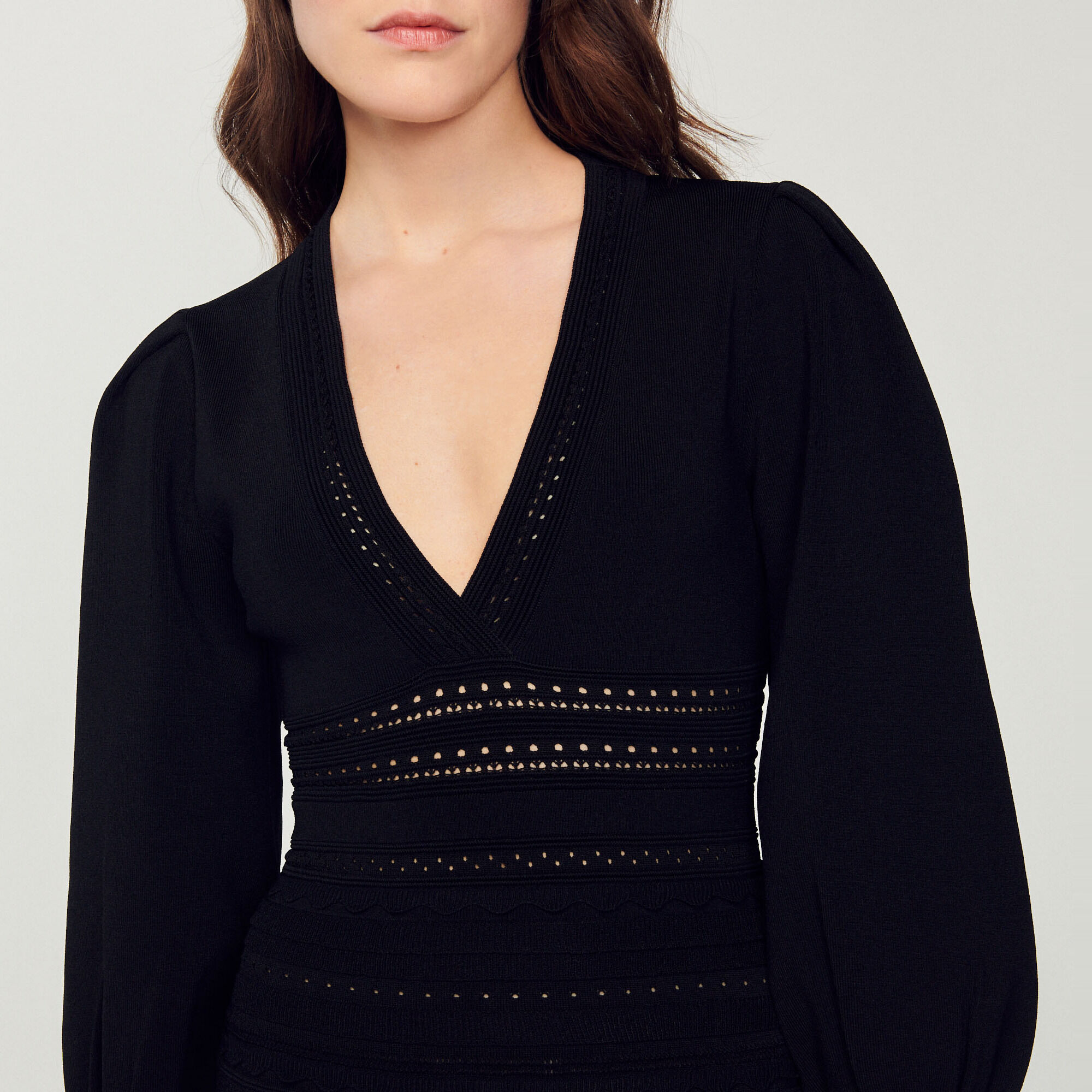 Short dress with ruffles