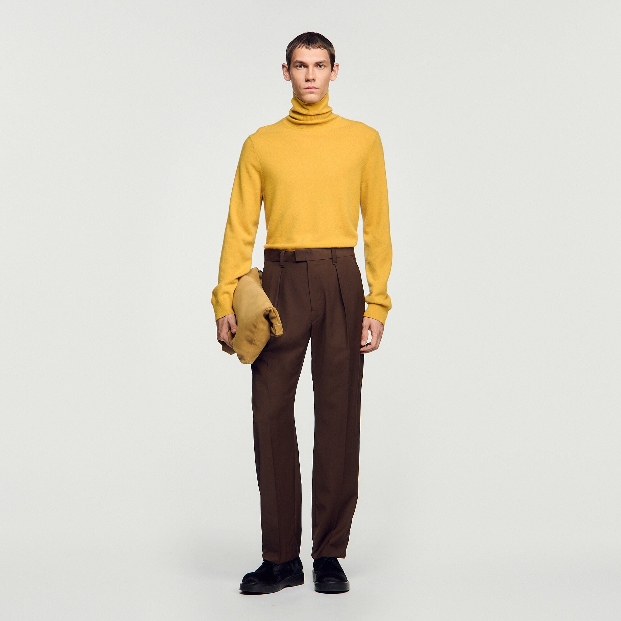 Wide-leg wool trousers - Men | Sandro