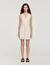 Short trimmed linen dress