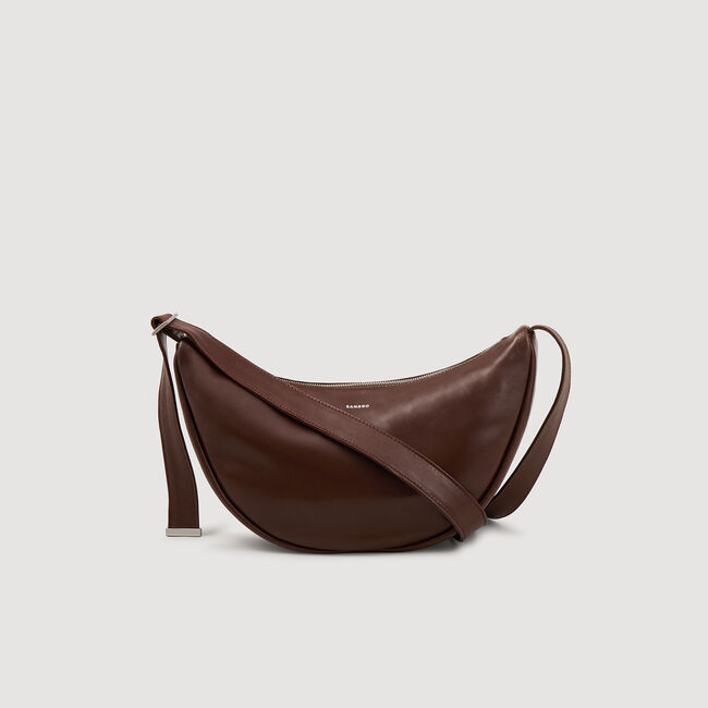 Small leather hobo bag