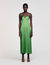 Fluid satin-effect dress
