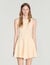 Short floral jacquard dress