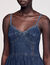 Midi denim dress