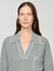 Open polo-collar neck jumper