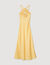 Ruffled maxi dress