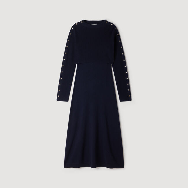 2-in-1 knit maxi dress - Women | Sandro