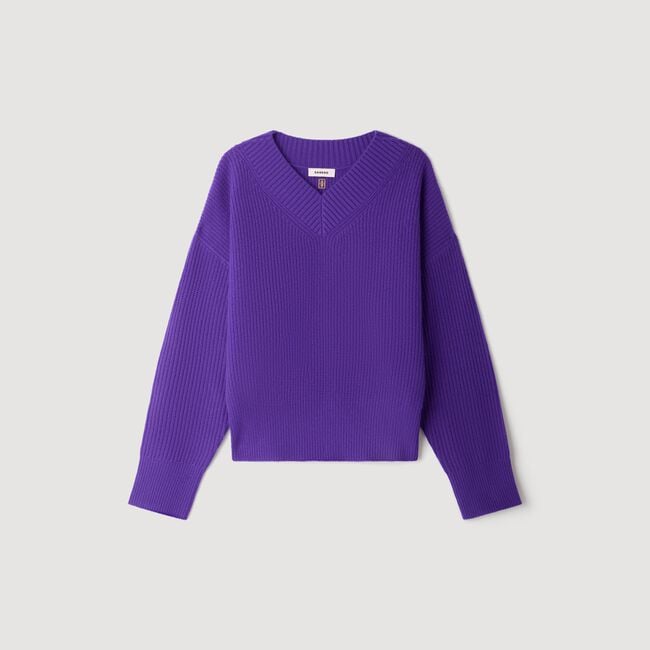 Ribbed wool and cashmere jumper - Women | Sandro