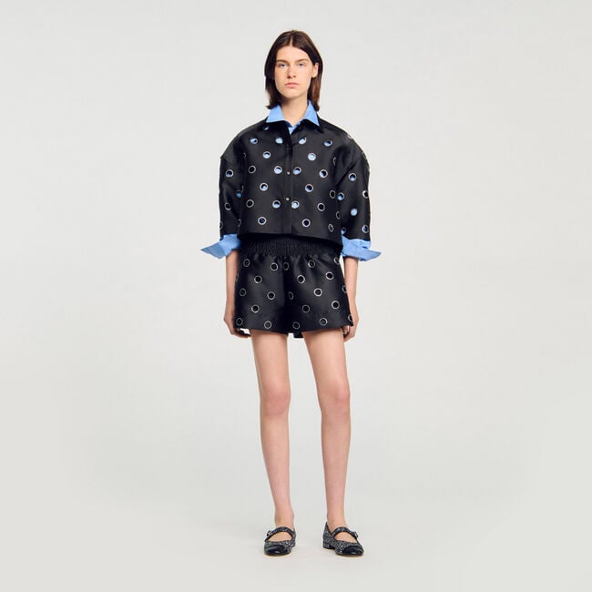 Rhinestone shorts