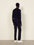 Straight-leg virgin wool trousers