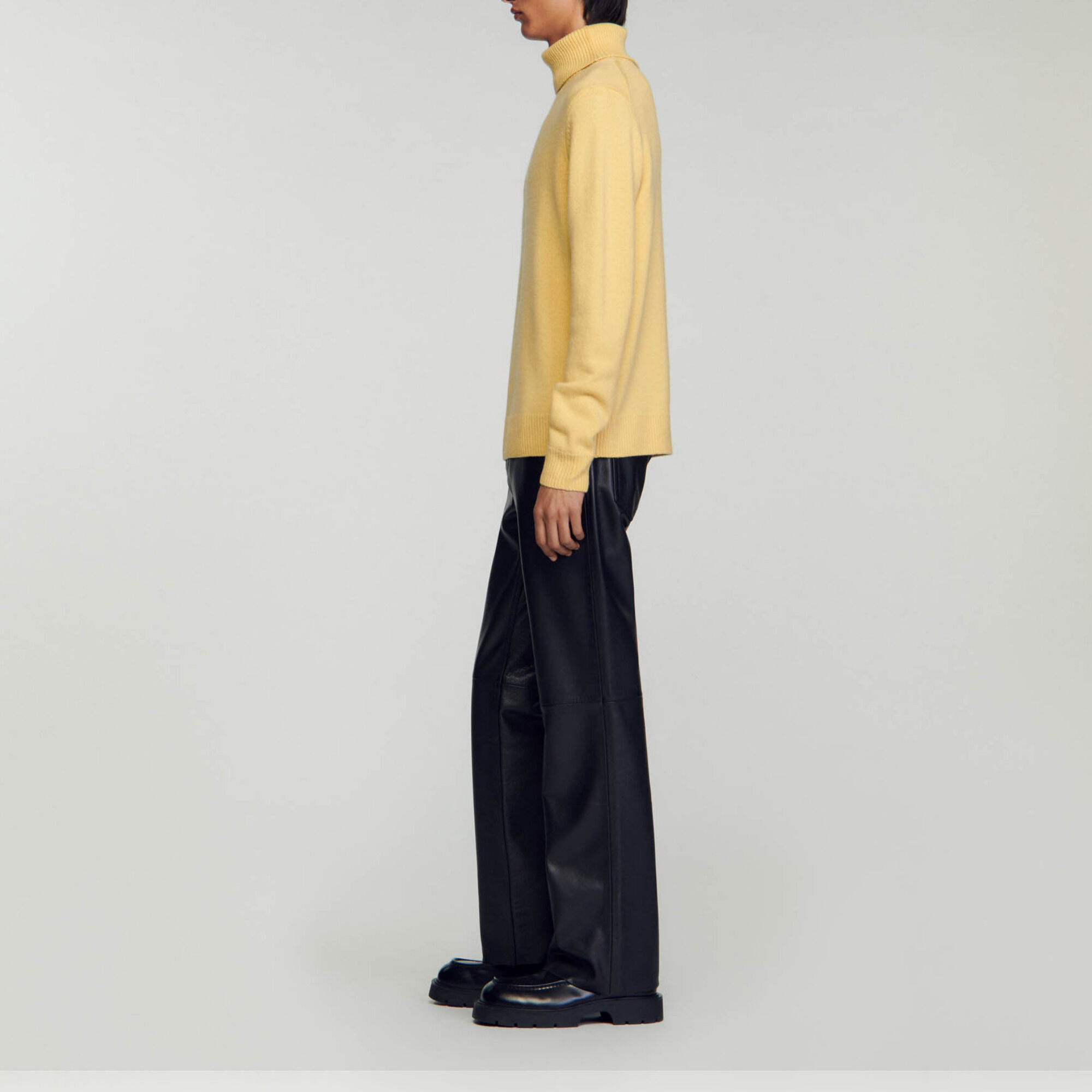 Wool and cashmere turtleneck jumper