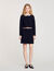 Short knit skirt