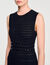 Knit maxi dress with studs