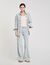 Jeans with rhinestone stripes