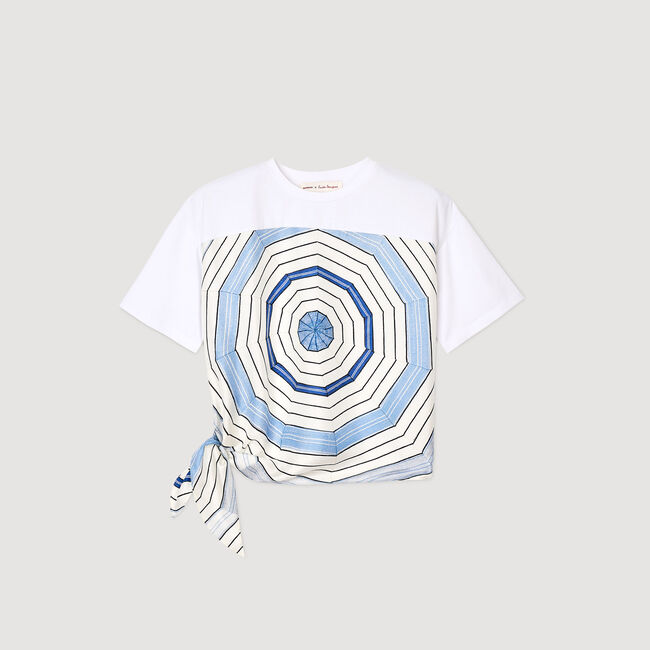 Spiral print T-shirt